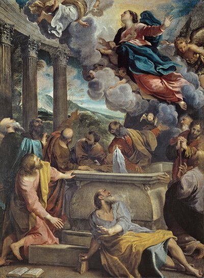 Tenhemelopneming van Maria door Annibale Carracci